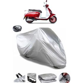 Coverplus Yuki Risotto 125 Arka Çanta Uyumlu Su Geçirmez Gri Motosiklet Brandası
