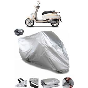 Coverplus Yuki Route 110 Arka Çanta Uyumlu Su Geçirmez Gri Motosiklet Brandası