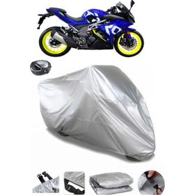 Coverplus Yuki Taro GP1 Arka Çanta Uyumlu Su Geçirmez Gri Motosiklet Brandası