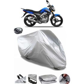 Coverplus Yuki TN150-3A Driver Arka Çanta Uyumlu Su Geçirmez Gri Motosiklet Brandası