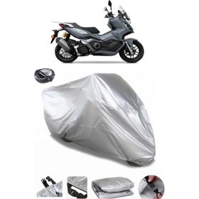 Coverplus Yuki Xway 125 Arka Çanta Uyumlu Su Geçirmez Gri Motosiklet Brandası