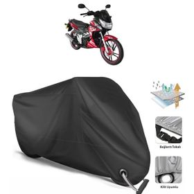 Coverplus Yuki Yıldız 130 Siyah Motosiklet Branda