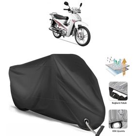 Coverplus Yuki YK-100-7A Gusto Siyah Motosiklet Branda