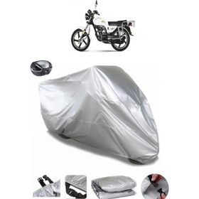 Coverplus Yuki YK 125-7D Apollo Arka Çanta Uyumlu Su Geçirmez Gri Motosiklet Brandası