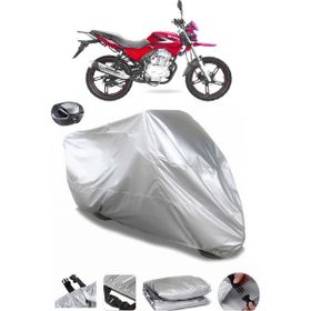 Coverplus Yuki YK 150-9 Goldfox Arka Çanta Uyumlu Su Geçirmez Gri Motosiklet Brandası