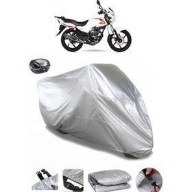 Coverplus Yuki YK 150-G Üstad Arka Çanta Uyumlu Su Geçirmez Gri Motosiklet Brandası