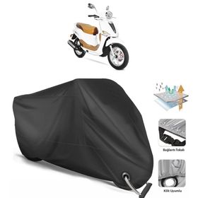 Coverplus Yuki YK 150 T-3 Siyah Motosiklet Branda