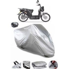 Coverplus Yuki YK-22 Rüzgar Elektrikli Arka Çanta Uyumlu Su Geçirmez Gri Motosiklet Brandası