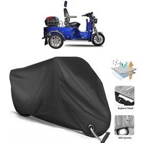 Coverplus Yuki YK-25 Midilli Siyah Motosiklet Branda