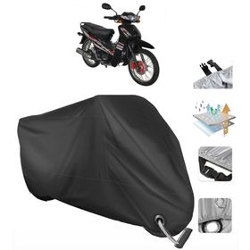 Coverplus Yuki YK100-7 Paşa Siyah Motosiklet Branda