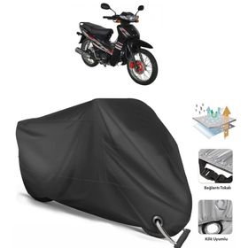 Coverplus Yuki YK100-7 Paşa Siyah Motosiklet Branda