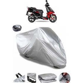 Coverplus Yuki YK150T-20 Arka Çanta Uyumlu Su Geçirmez Gri Motosiklet Brandası
