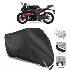 Coverplus Yuki YK250-21 R-Samurai Siyah Motosiklet Branda
