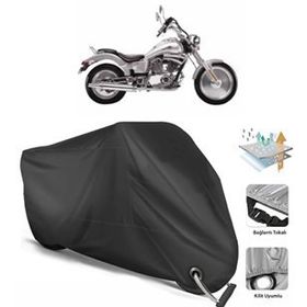 Coverplus Zongshen LZX250 Siyah Motosiklet Branda