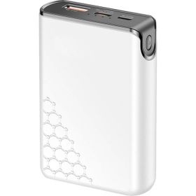 CoverZone A6Q Konfulon Mini 10.000 mAh 22.5W PD20W Type-C Input ve Output Beyaz Powerbank