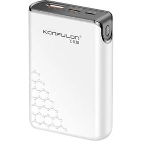CoverZone A6Q Konfulon Mini 10.000 mAh 22.5W PD20W Type-C Input ve Output Beyaz Powerbank