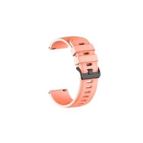 CoverZone Amazfit GTR 2E 47 mm Solid Color Spor Termoplastik Açık Pembe Kordon