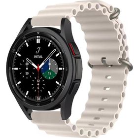 CoverZone Amazfit GTR 42 mm Quintessential Kabartmalı Metal Tokalı Starlight Kordon