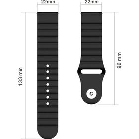 CoverZone Amazfit GTR Dalgalı Quintessential Kabartmalı Sarı Kordon