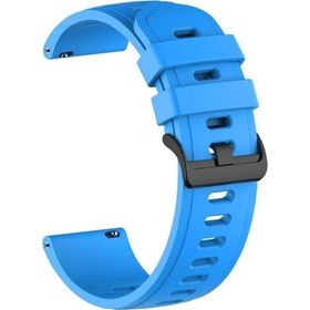 CoverZone Amazfit GTS Solid Color Spor Termoplastik Mavi Kordon