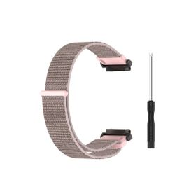 CoverZone Amazfit T-Rex 2 Hasır Örgülü Inpamally Rose Gold Kordon
