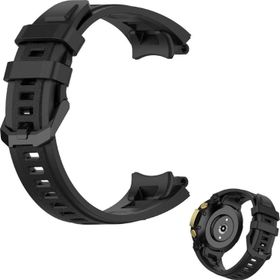 CoverZone Amazfit T-Rex 2 Solitude Spor Profesyonel Silikon Siyah Kordon