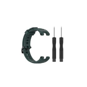 CoverZone Amazfit T-Rex Solitude Spor Profesyonel Silikon Haki Kordon