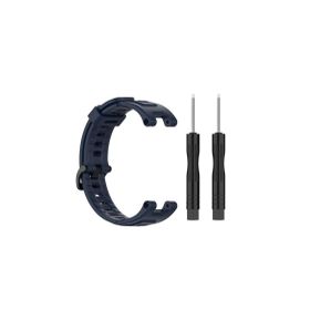 CoverZone Amazfit T-Rex Solitude Spor Profesyonel Silikon Lacivert Kordon
