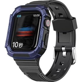 CoverZone Apple Watch 3 Double Protect 38-40 mm Firmino Antishok Lacivert Kordon