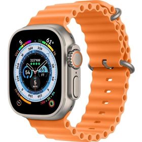 CoverZone Apple Watch 3 Okyanus Quintessential 38-40 mm Kabartmalı Metal Tokalı Turuncu Kordon