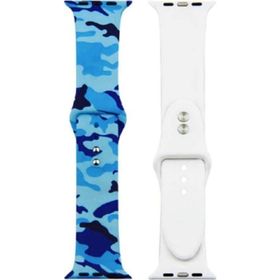 CoverZone Apple Watch 38-40 mm Desenli Grafiti NO-13 Kayış Kordon