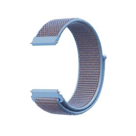 CoverZone Apple Watch 38 mm Bilekli Kumaş Açık Mavi Kordon
