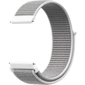 CoverZone Apple Watch 38 mm Bilekli Kumaş Gri Kordon