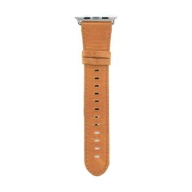 CoverZone Apple Watch 38 mm Hakiki Deri Kayış Açık Kahverengi Kordon