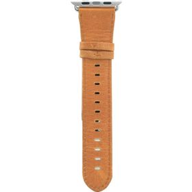 CoverZone Apple Watch 38 mm Hakiki Deri Kayış Açık Kahverengi Kordon