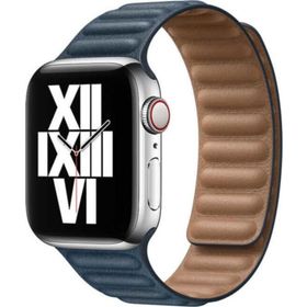 CoverZone Apple Watch 38 mm Lacivert Segment Deri Kordon