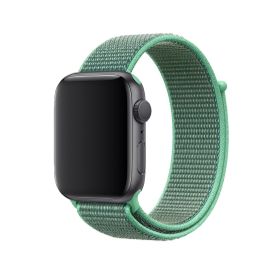 CoverZone Apple Watch 38 mm Uyumlu Su Yeşili Spor Loop Kordon