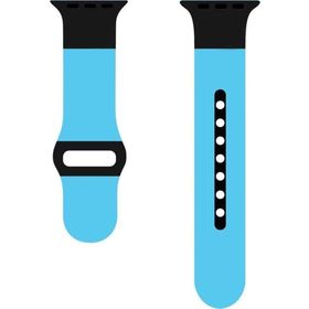 CoverZone Apple Watch 4 Uyumlu 42-44 mm Çift Renk Spor Kayış Hardal Kordon