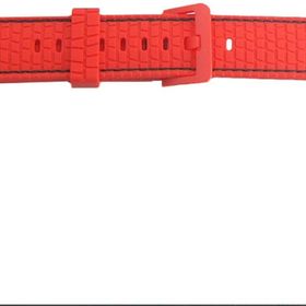 CoverZone Apple Watch 4 Uyumlu Delikli Vlahovic 38-40 mm Dikişli Tokalı Kırmızı Kordon