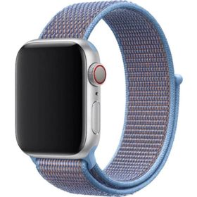 CoverZone Apple Watch 40 mm Bilekli Kumaş Açık Mavi Kordon
