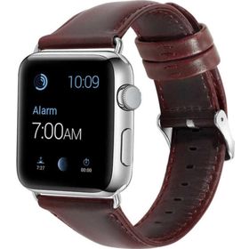 CoverZone Apple Watch 40 mm Bordo Deri Kordon
