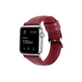 CoverZone Apple Watch 40 mm Kırmızı Deri Kordon