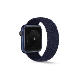 CoverZone Apple Watch 40 mm Knitting Braid Medium Lacivert Kordon