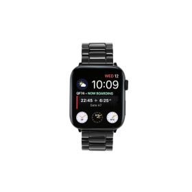 CoverZone Apple Watch 40 mm Metal Seramik Siyah Kordon