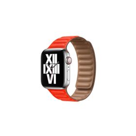 CoverZone Apple Watch 40 mm Segment Deri Kırmızı Kordon