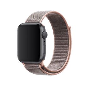 CoverZone Apple Watch 40 mm Uyumlu Kum Pembe Spor Loop Kordon