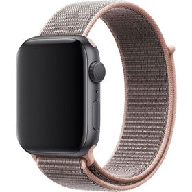 CoverZone Apple Watch 40 mm Uyumlu Kum Pembe Spor Loop Kordon