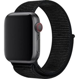 CoverZone Apple Watch 40 mm Uyumlu Siyah Spor Loop Kordon