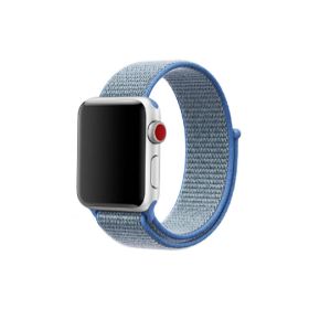 CoverZone Apple Watch 42-44 mm Bilekli Mavi Fabric Kumaş Kayış Kordon