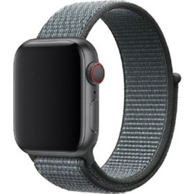 CoverZone Apple Watch 42-44 mm Fabric K14 Bilekli Kumaş Kayış Mavi Kordon